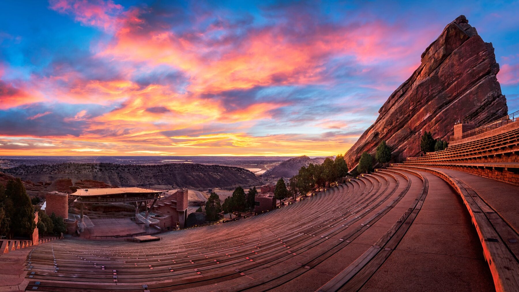 Red Rocks Amphitheater in Colorado